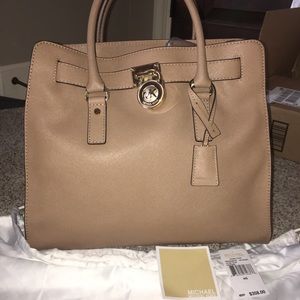 Michael Kors Large Hamilton Purse Dark Khaki